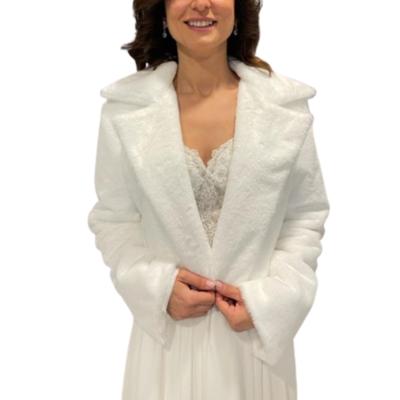 Ceket Düğünlük Model 4 - Beyaz Gelin Kürk Etol Bolero