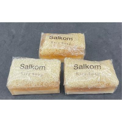 Doğal Kabak Lifli pirinç Özlü Sabun 130gr x 3 adet