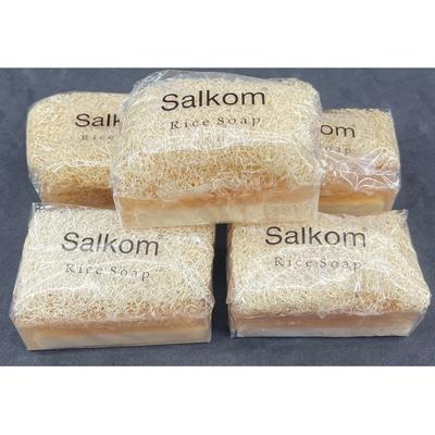 Doğal Kabak Lifli pirinç Özlü Sabun 130gr x 5 adet