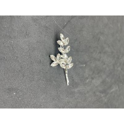 Kristal Taşlarla Süslenmiş Nişan Kına Gelin Saç Tokası