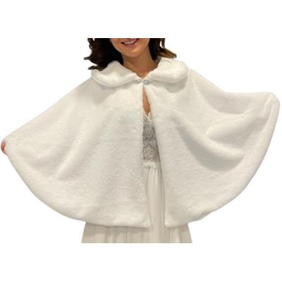Pelerin Düğünlük Model 2 - Beyaz Gelin Kürk Etol Bolero 