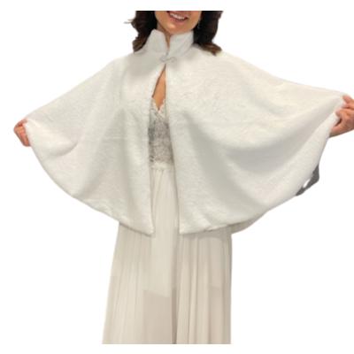 Pelerin Düğünlük Model 3 - Beyaz Gelin Kürk Etol Bolero