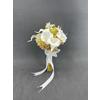 Beyaz Çiçekler ve Cipsolarla Süslü Gala Çiçeği Gelin Buketi