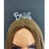 Taşlardan Oluşan Gümüş Renk Bride Taç